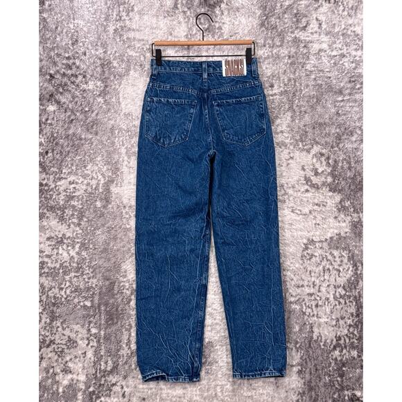 Mother Jeans 26 Womens Snacks! High Waist Double Strack Ankle Retro Denim - Picture 2 of 9